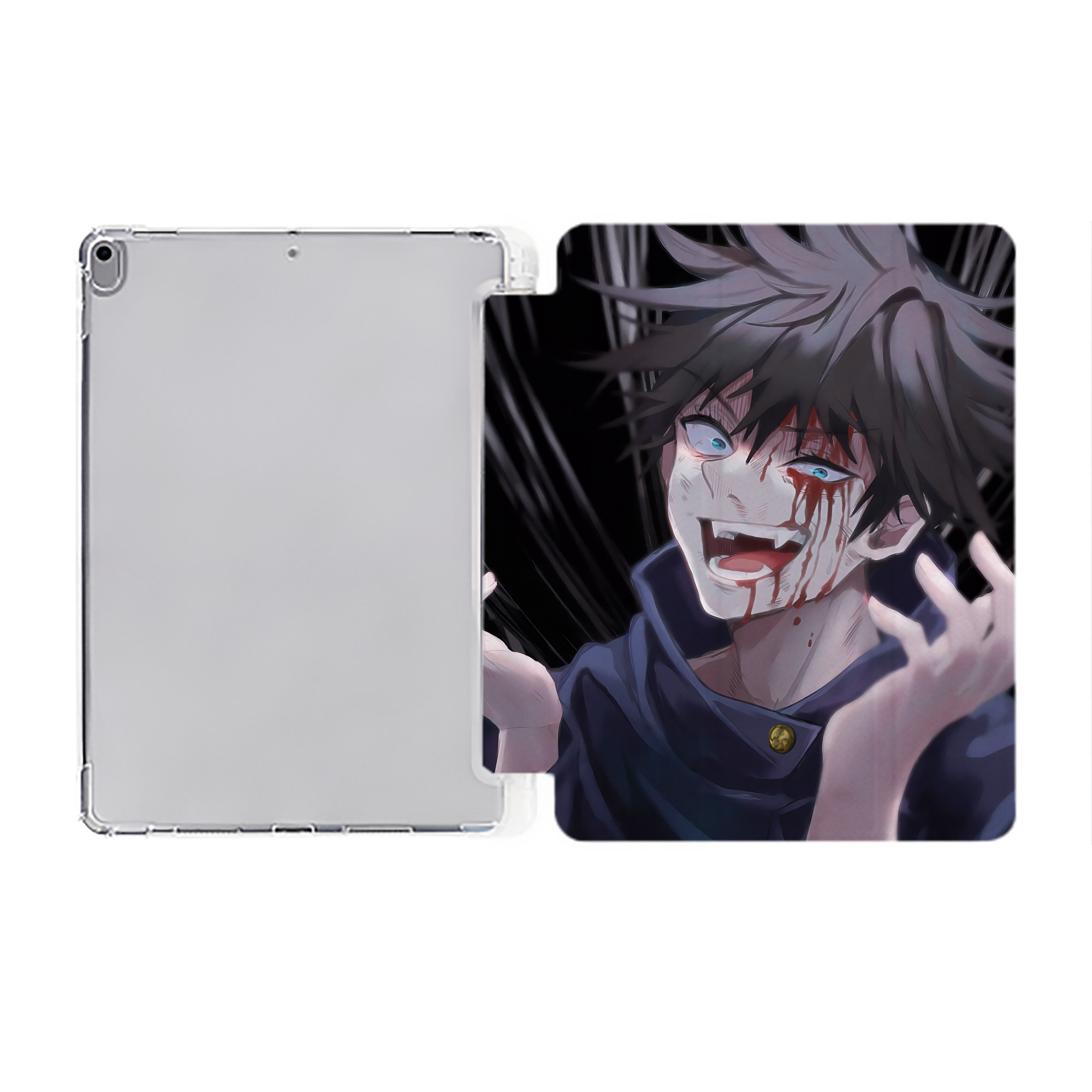 （画像用） SPY×FAMILY间谍家家酒 IPad ケース ペン収納付き 三つ折りスタンド PUレザー×シリコン 対応機種9.5/10.5/10.9インチ